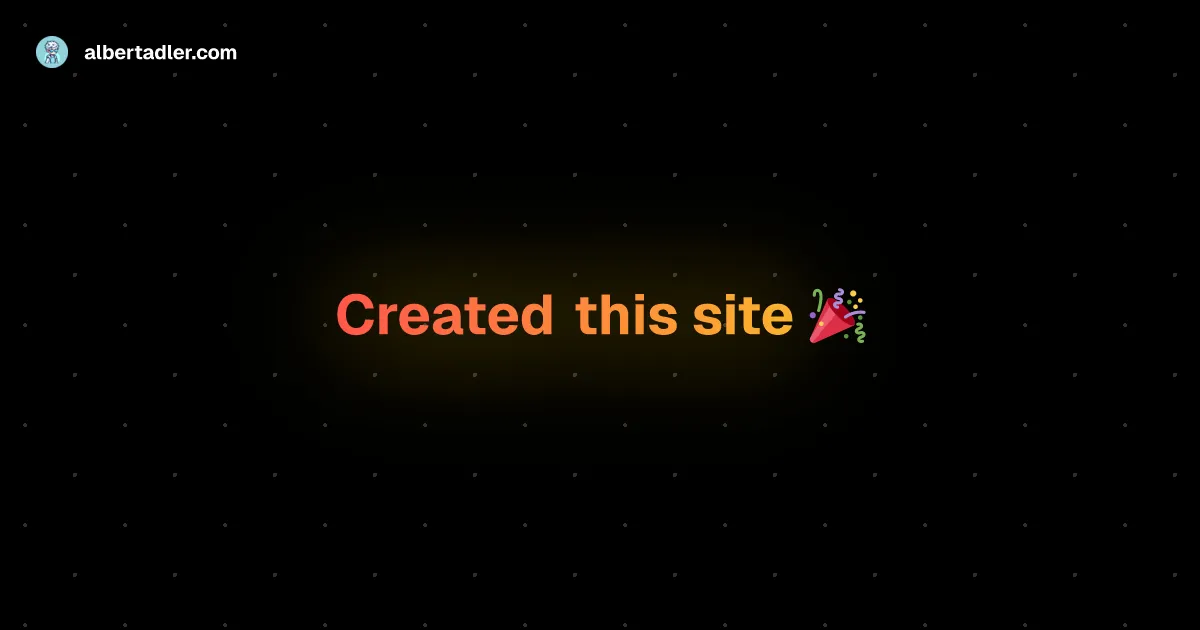 Created this site